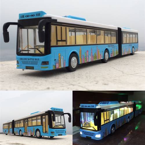 1/50 Scale Diecast Double Cabin Electric Bus Tourist Bus Slloy Travelling Bus For Kids Birthday Toys Gift Free Shipping