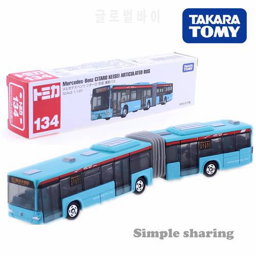 Takara Tomy Long Type Tomica No.134 Mercedes-Benz Citaro Keisei Articulated Bus 1/120 Alloy Toys Vehicle Diecast Metal Model