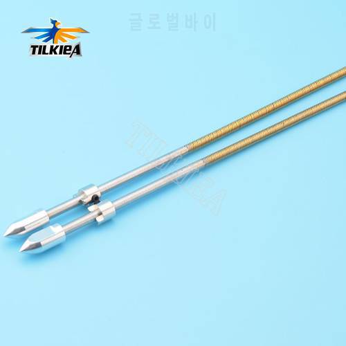 Rc Boat 4mm Left/Right Flexible Shaft 4mm Prop Shaft 350mm/400mm Flex Cable Nut Drive Dog for Gas Nitro Boat