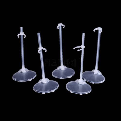 5pcs/lot Doll Stand Display Holder For Dolls Stands Doll Accessories Doll Support Leg Holders Transparent Model Accessories
