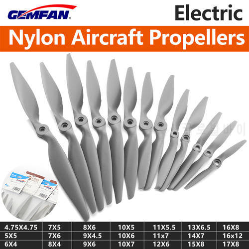Gemfan Apc Nylon Propeller 8X4/8X6/9X4.5/9X6/10x5/10X6/10x7/11x5.5/12x6/13x6.5/14x7/15X8/16X8/17X10Props For RC Model Airplane
