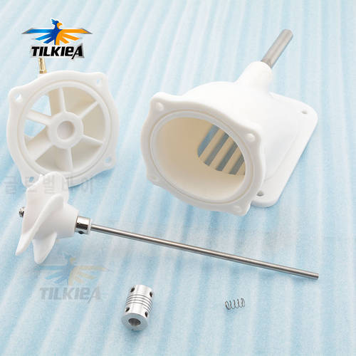 70mm Jet Water Thruster with 6mm Stainless Shaft Couplings 8X6mm For Boat Surfboard Rc Model Boat