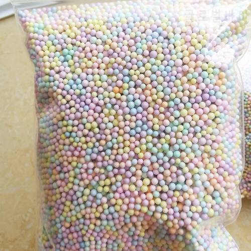 2-3.5mm 16000pcs New DIY Slime Balls Not Bleeding Color Foam Beads Slime Supplies Filler For Fish Tank Decoration Toy