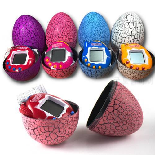 Hot Multi-colors Dinosaur egg Virtual Cyber Digital Pet Game Toy Tamagotchis Electronic E-Pet Christmas Gift