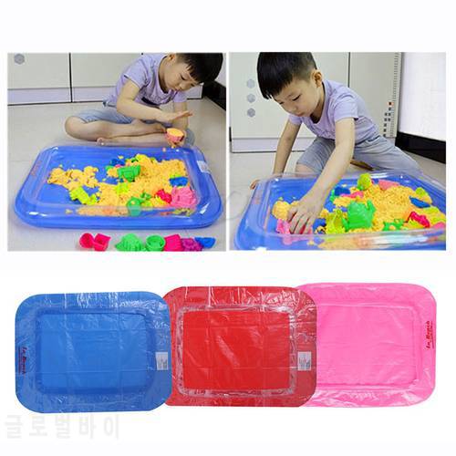Inflatable Sand Tray Castle Sand Table Children Kids Indoor Play Sand Mud Toy
