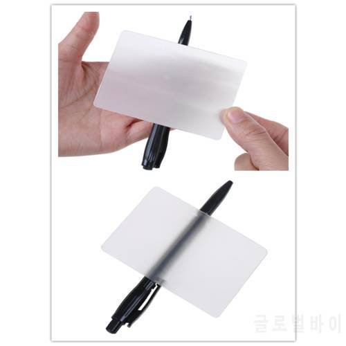 1Pcs Kids Tricky Gimmick Easy To Do For Beginner With Pen Lubors Lens Card Perspective Distortion Close Up Street Magic Tricks