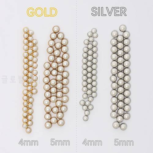 50pcs/Pack Mini Doll Buttons Ultra-small Pearl Buckle Doll Belt Buckle Doll Shoes Buckle Doll Clothing Buckles Accessories