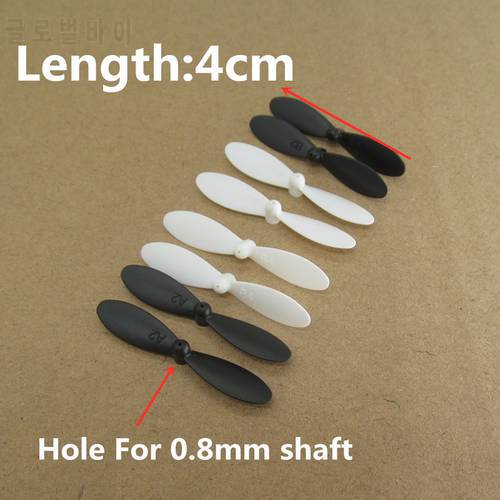 4.0*0.8cm 4cm 40mm Length 0.8mm Hole Main Blades Props Propellers For R/C Spare Parts Helicopter Quadcopter Access