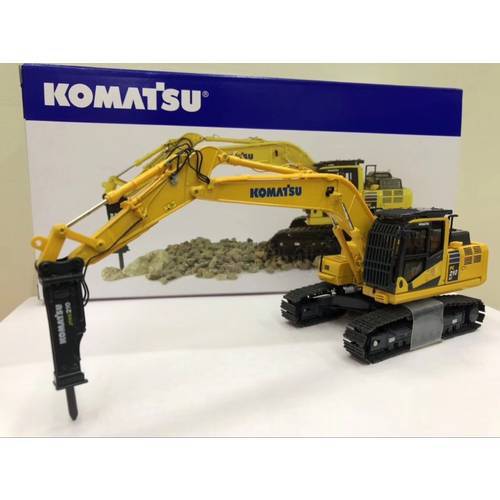 UH8140 Collectible Diecast Toy Model Gift 1:50 Komatsu PC210LC-11 Hydraulic Excavator With Hammer Construction Vehicle Display