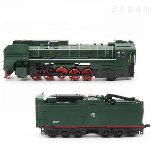 Steam Train Diesel Locomotive One Size Alloy Model Toy Cars Pull Back Sound Light Model Gift Toys For Children Boy