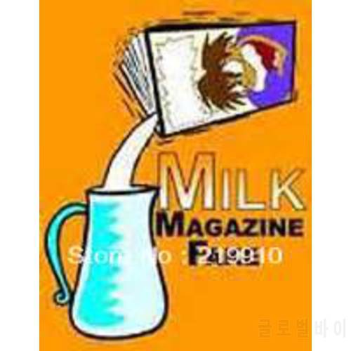 Free shipping Milk Magazine Fake Magic Tricks