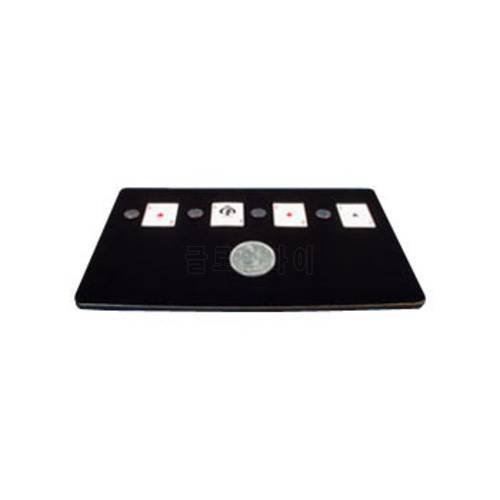Dean Dills&39 Production Pad, black closeup professional magic table mat Tray (with interlayer) (51*38.5*2cm),magic tricks,gimmick