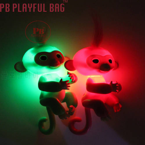 PB Playful bag 10pcs color random distribution light sounding monkeys children Christmas best gift