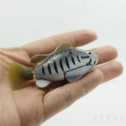 Funny Swim Electronic Pets Activated Battery Powered Robot Toy Fish Robotic Pet for Fishing Tank Decorating Fish Best Gift