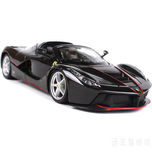 1:24 Diecast Model Toys For Ferrari Aperta Simulation Metal Sport Car With Steering Wheel Control Front Wheel Steering For Kids
