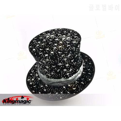 Magic Tricks Best Quality Folding Top Hat-Double Layer Cap Assorted Color Black And Red Available -Stage Props Accessary