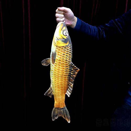 2018 FISM New Appearing Fish (54cm) Magic Tricks Fish Appearing From Card Case Magia Magician Stage Illusions Gimmick Props Fun
