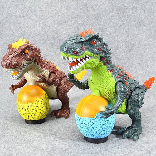 Realistic Dinosaur World Flashing Plastic Tyrannosaurs Toy Gorgeous Gift Electronic Dinosaur Toys For Children Kids Gifts