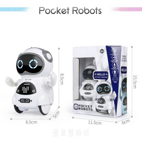 New Multifunctional Electric Voice Smart Mini Pocket Robot Early Educational Interaction Tale Robot