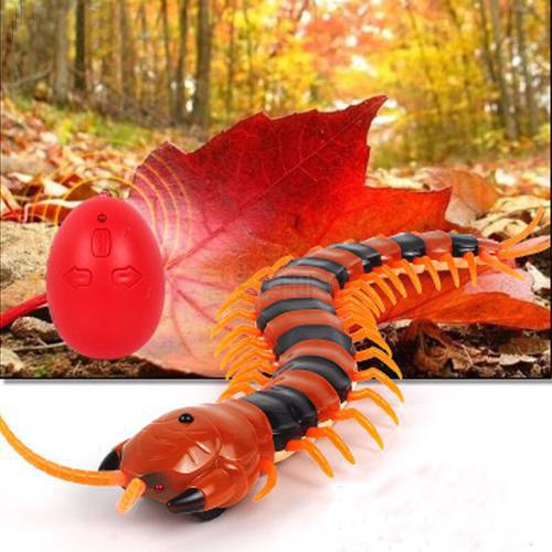 Electric RC Centipede Remote Control Toy Tricky Funny Fake Vivid Insects Creative Scary Prank Toys Kids Gifts