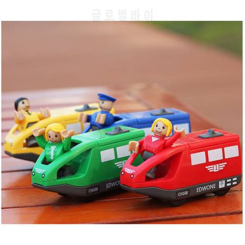 Kids Electric Train Toys 10.5*4CM Magnetic Wooden Slot Diecast Electronic Vehicle Toy Birthday Gifts For Children