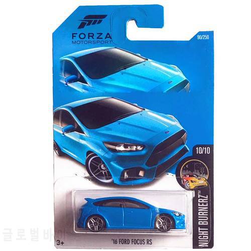 Hot Wheels 1:64 Car FORD FOCUS RS Forza Motorsport Collector Edition Metal Diecast Model Cars Kids Toys Gift