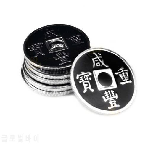 5 Pcs Chinese Coin Magic Tricks US Half Dollar Size Coin Magic Accessory Magician Trick Magic Gimmick Close Up Magic Prop