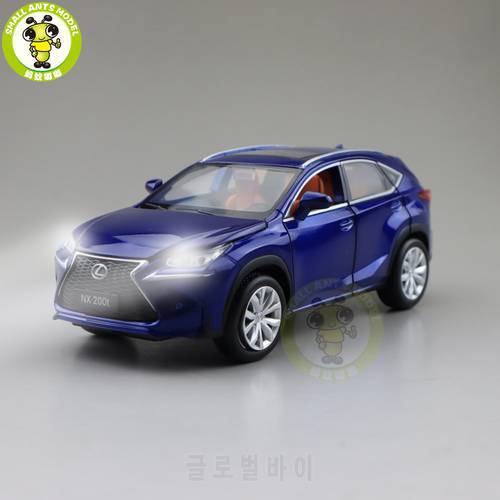 1/32 JKM NX200T Diecast Model CAR SUV Toys For Kids Children Sound Lighting Pull Back Gifts