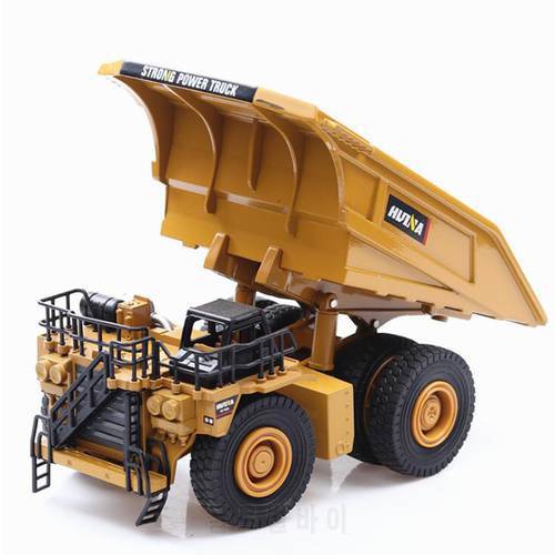 1/40 Scale Truck Die-cast Alloy Metal Car Excavator Mining Dump Truck Excavator Model Toy Engineering Truck For Kids Collection