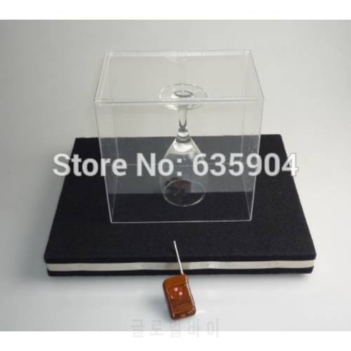 Glass Breaking Table and Coin Into Glass- Remote Control With Carrying Case Magic Tricks Stage Illusions Mentalism Gimmick Props