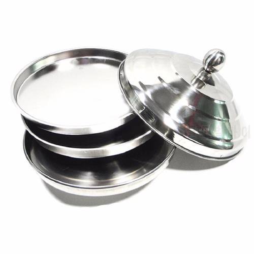 1 Set Dove Pan Of Collector Silver Double Layer Load,Fire Magic Tricks,Stage Magic Magician Illusions Magic Prop Gimmick
