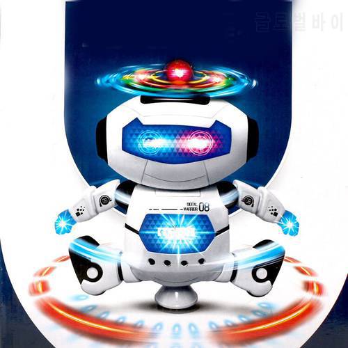 Boys Electronic Walking Dancing Smart Space Robot Astronaut Kids Music Light Toys Nice Gifts for Children
