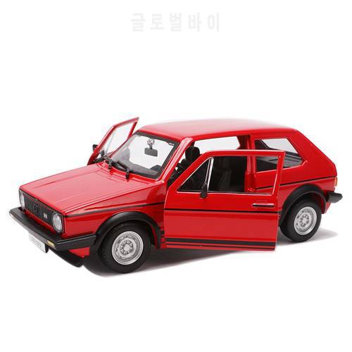 Collectible 1:24 Die-Cast Car Modles Alloy Simulation Auto Mobile Vehicle Vintage Sports Car mkd3 1979 VW GOLF GTI Children Toys