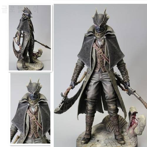NEW Game Bloodborne The Old Hunters Action Figures Sickle movable scale statue Collection of toy gifts 30cm