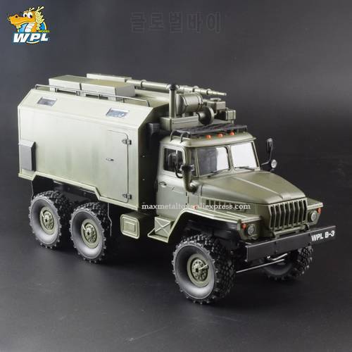 WPL B36 1:16 RC Car 2.4G 6WD Military Truck Crawler Command Communication Vehicle RTR Toy Carrinho de controle