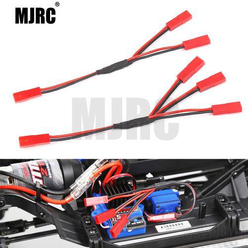 Ajrc Three In One Cable Esc Power Supply External Wiring Jst For 1/10 Rc Crawler Car Defender Trx6 Trx4 Tactical Unit Bronco