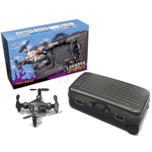 2.4G WIFI DH-120 Luggage drone mini folding quadcopter remote control altitude hold real-time transmission fpv 4-axis RC drone