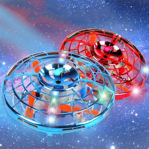 KaKBeir Hot Flying gyroscope UFO RC Drone Infraed Induction Aircraft Quadcopter Upgrade RC Toys for Kids, Mini Drone helicopter