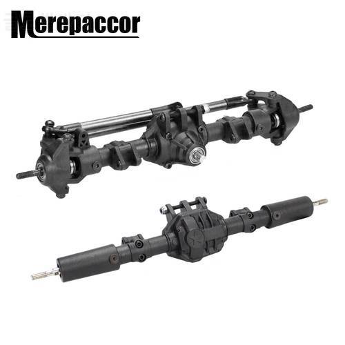 MEREPACCOR RC Car Front Rear Straight Complete Axle for 1:10 RC Crawler Axial SCX10 II 90046 90047 Upgrade Parts