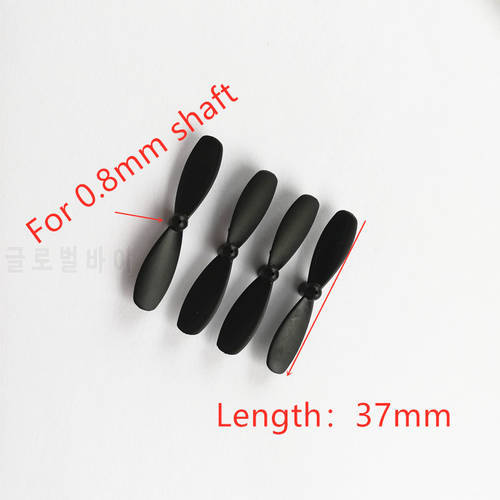 2 Pairs CW/CCW Propeller Props Blade for RC 37mm Mini Racing Drone H49 Quadcopter Aircraft UAV Spare Parts Accessories Component