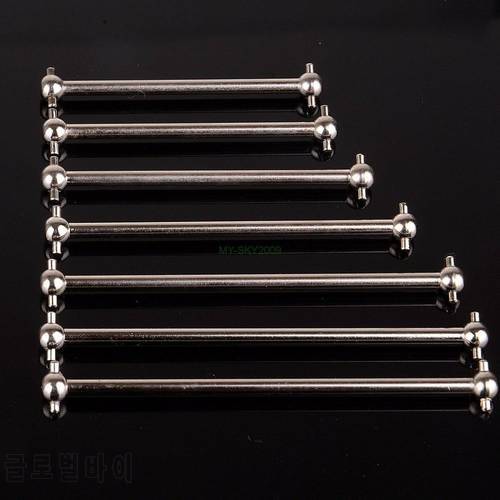 2pcs Steel Metal RC Car Drive Shaft Dogbone 61mm 63mm 70mm 77mm 84mm 86mm 89.5mm for HSP and DIY