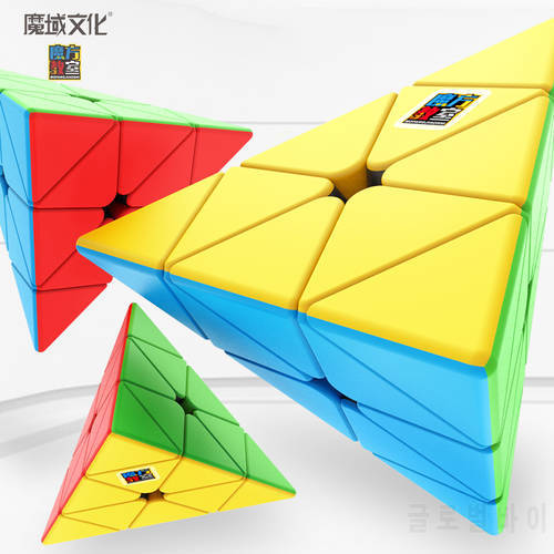 MoYu Cubing Classroom Meilong 3x3x3 JinZiTa Pyramid Magic Cubes Professional Puzzle Cubes Education Toys For Kids