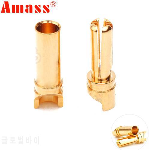 10 / 20 / 50 /100 pair Amass 3.5mm Banana Plug Male Female Connector Gold Plated for Rc Battery Rc Motor ESC Rc Accessories