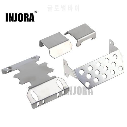 INJORA Metal Chassis Armor Axle Protector Plate for 1/10 RC Crawler Axial SCX10 II 90046 90047 90059 90060 Upgrade Parts
