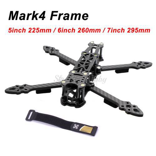 Mark4 Mark 5inch 225mm / 6inch 260mm / 7inch 295mm with 5mm Arm Quadcopter Frame 5 6 7 FPV Freestyle RC Racing Drone