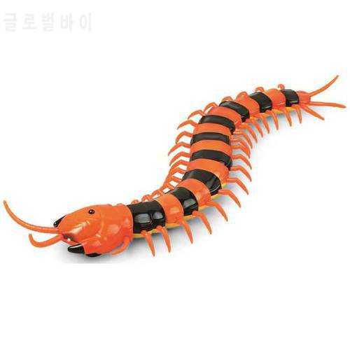NEW Infrared RC Remote Control Simulation Centipede Creepy-Crawly Kids Toy Gift Orange&Black