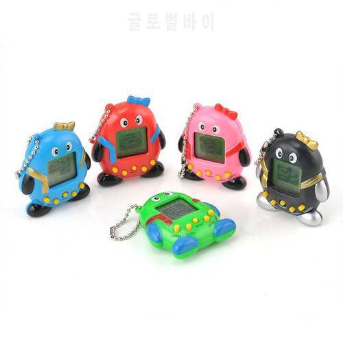 Tamagochi 5 Style 168 Virtual Pets In One Penguin Electronic Batter Digital Machine Pet Kids Interactive Robot Gift Toy Game