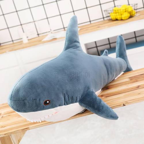 Shark Plush Toys Popular Sleeping Dolls Travel Companion Gift Cute Stuffed Animal Fish Pillow for Children