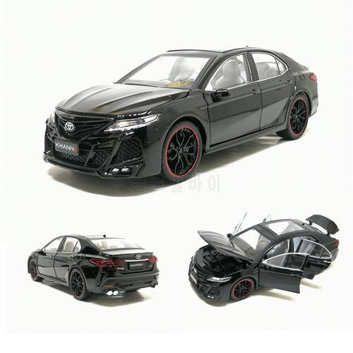1/24 New Eighth Generation Camry Metal Diecast Car Toy With Pull Back Alloy Car Model Vehicle For Birthday Kids Toys