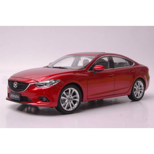 1:18 Diecast Model for Mazda 6 Atenza 2014 Red Sedan Alloy Toy Car Miniature Collection Gift Mazda6